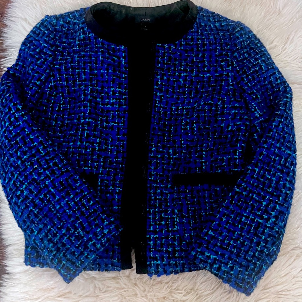 Beautiful blue Jcrew Blazer, like new!  No flaws!